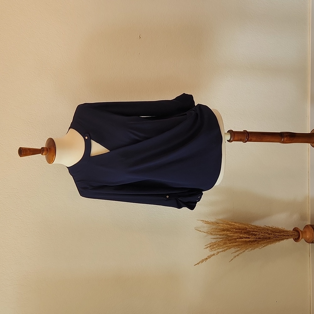 Ro & De Faux Wrap Blouse